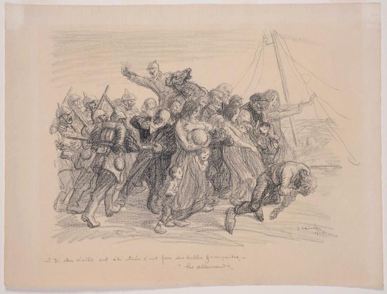 Si des civils ont été tués c'est par des balles françaises - Les allemands (titre inscrit)
