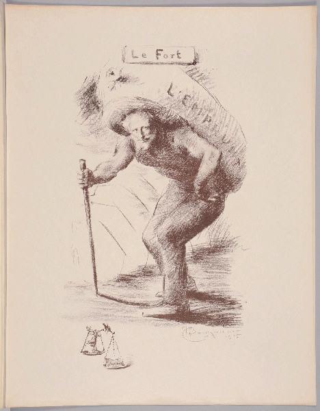 Le Fort (titre inscrit) ; Allégorie de la Victoire (titre d'après la représentation, remarque lithographiée dans la marge)