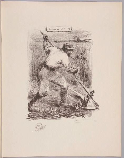 Moisson de Lauriers (titre inscrit) ; Honneur patrie (titre inscrit, remarque lithographiée dans la marge)