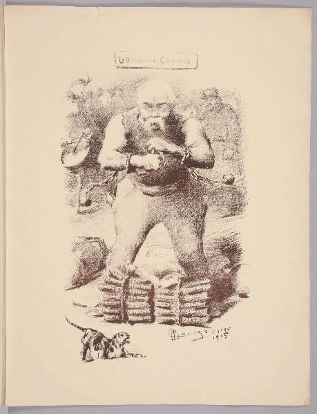 Le Briseur de Chaînes (titre inscrit) ; Tigre prêt à bondir (titre d'après la représentation, remarque lithographiée dans la marge)