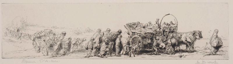 Les Evacués (titre attribué, titre collection Leblanc) ; L'Exode (ancien titre)