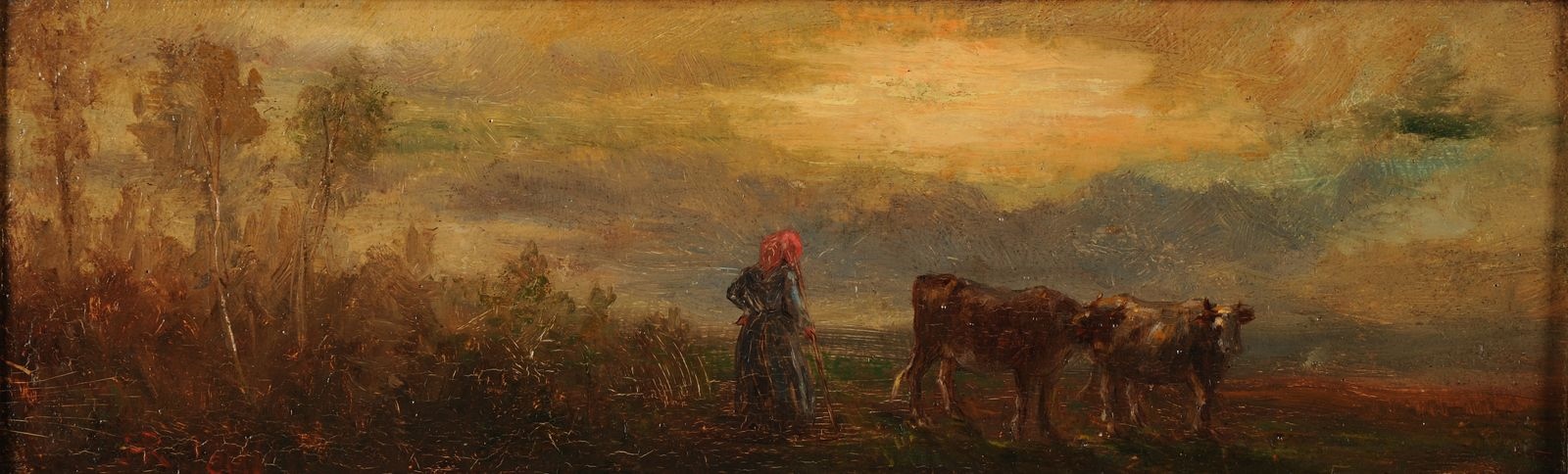 Vue prise aux environs de Bourgogne