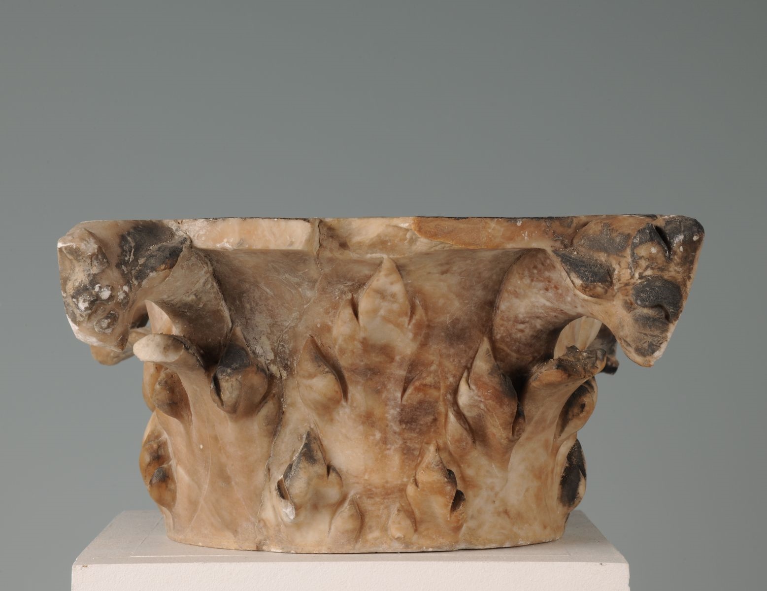 Corbeille de chapiteau du tombeau de Saint Remi (titre attribué)