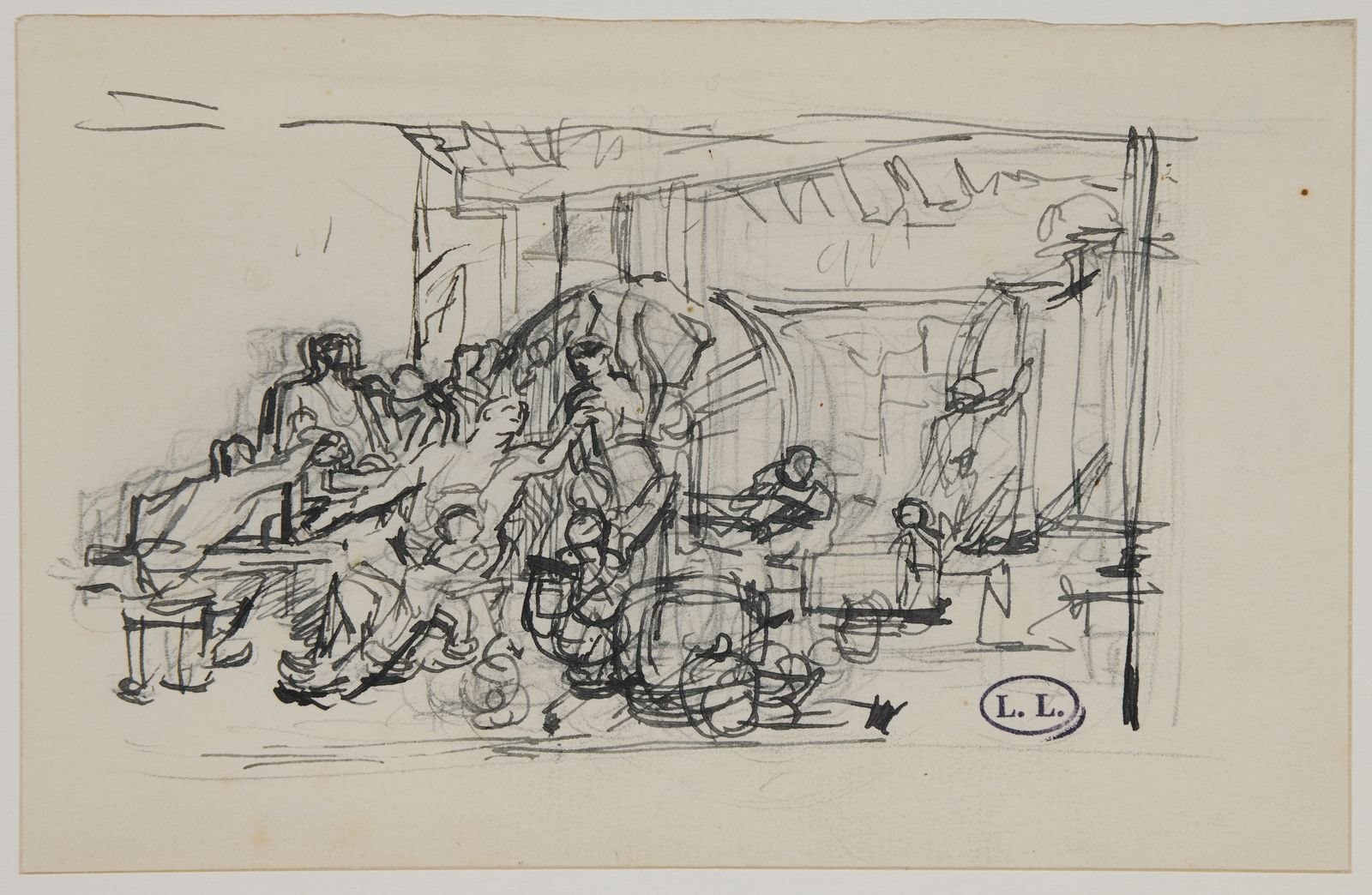 Étude : Le Vin (titre attribué)