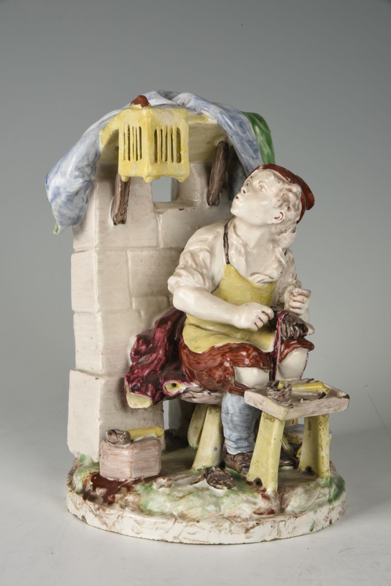 Savetier (titre attribué) ; statuette