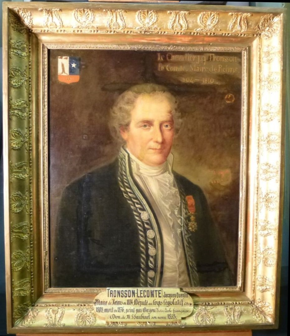 Jacques-Quentin Tronsson-Lecomte, maire de Reims