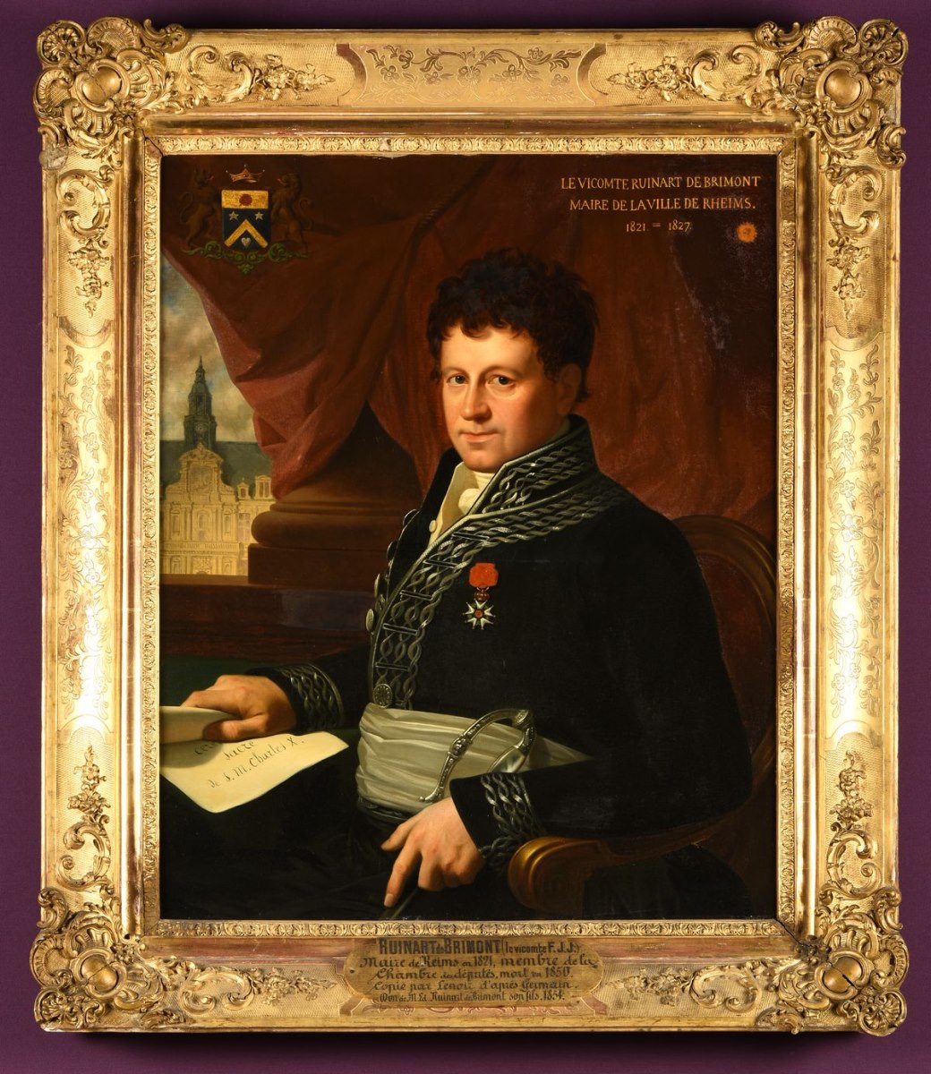 Le Vicomte Ruinart de Brimont, Maire de Reims