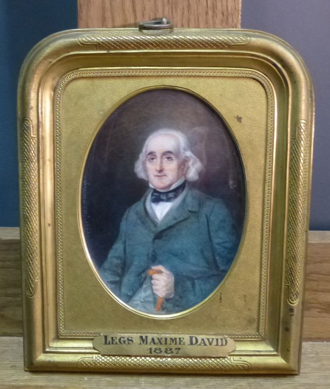 Portrait de vieillard anonyme ; Le vieillard ; miniature