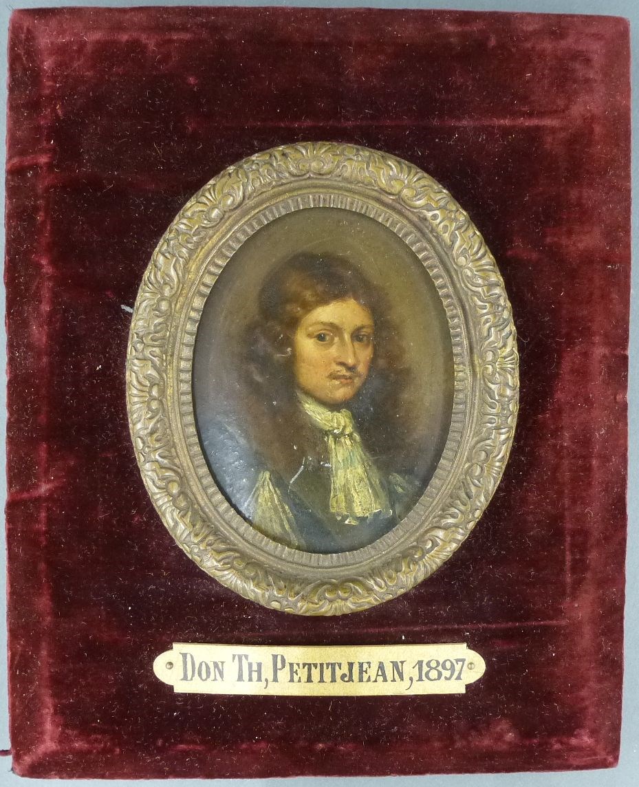 Portrait d'homme anonyme (titre attribué) ; Portrait de Colbert (ancien titre attribué) ; miniature