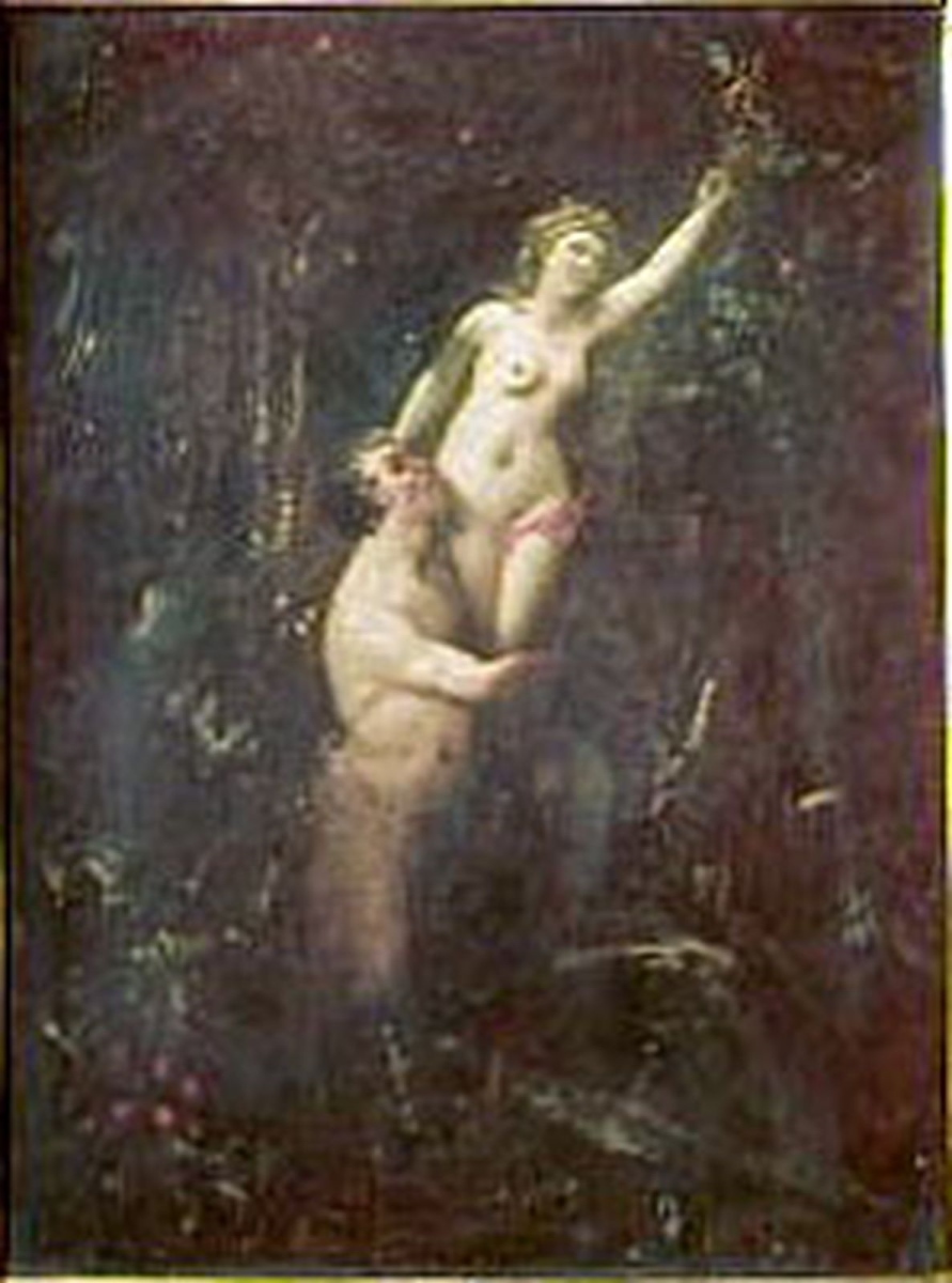 Satyre et bacchante