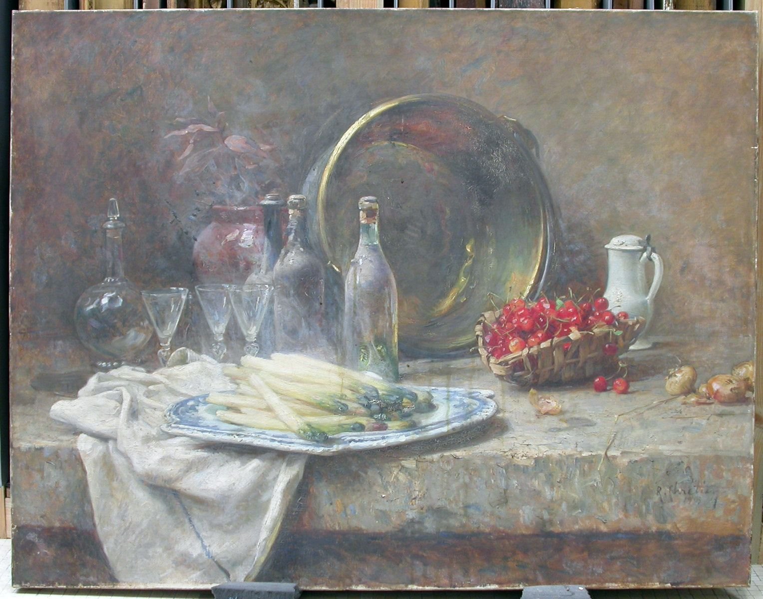 A l'office : nature morte (titre attribué)