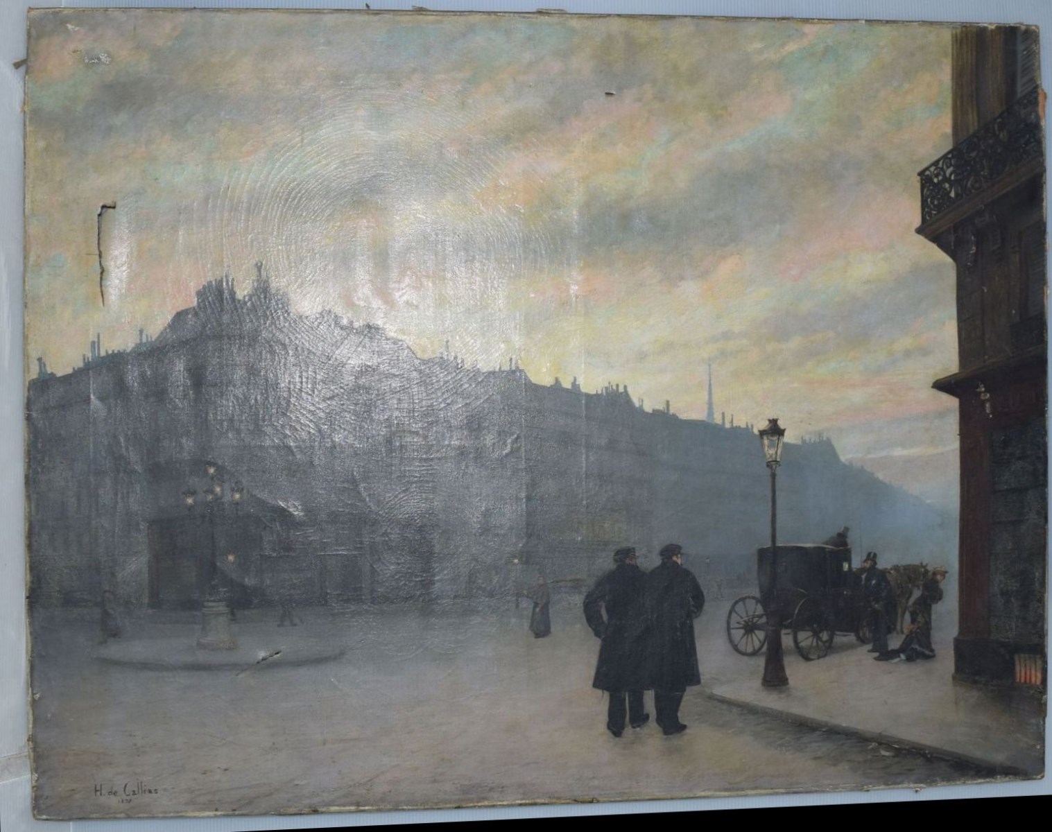 Les boulevards de Paris au matin
