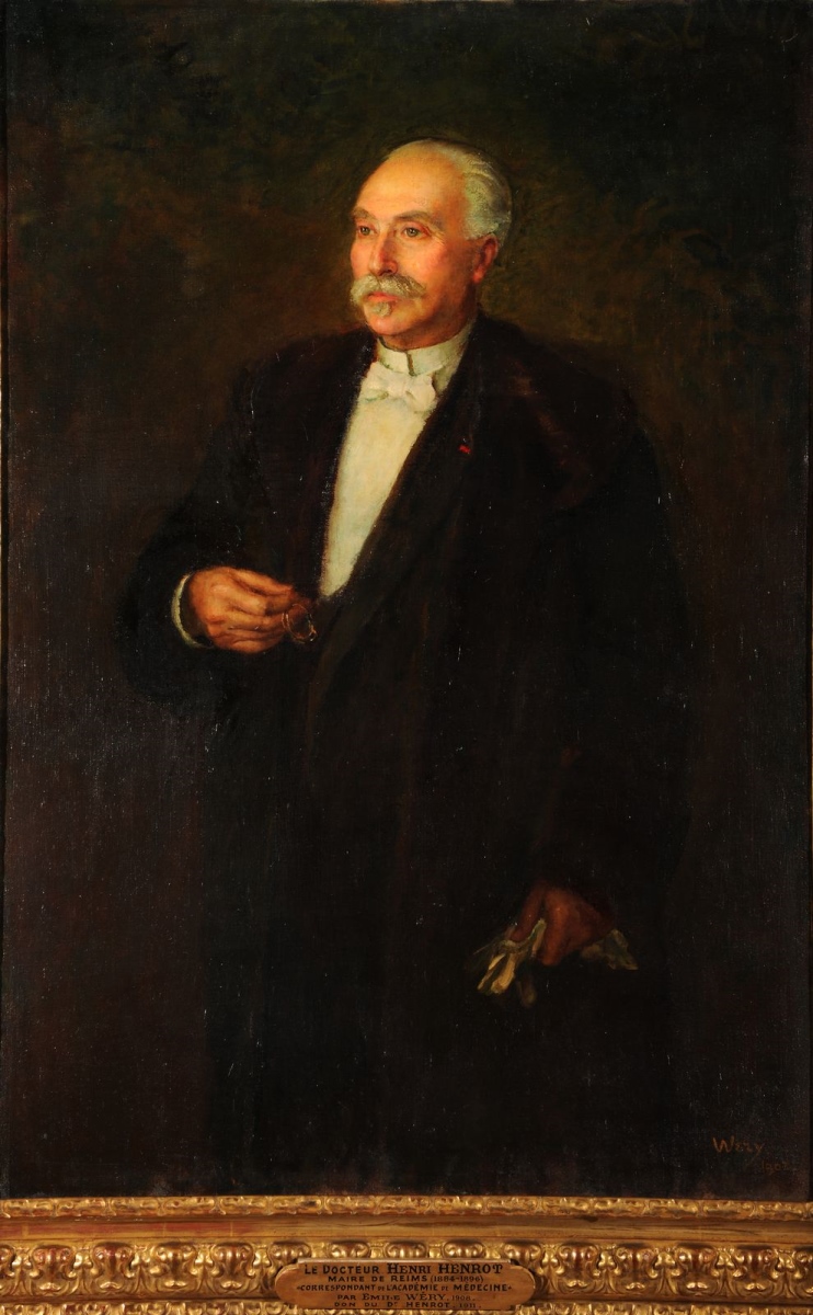 Le docteur Henri Henrot, maire de Reims