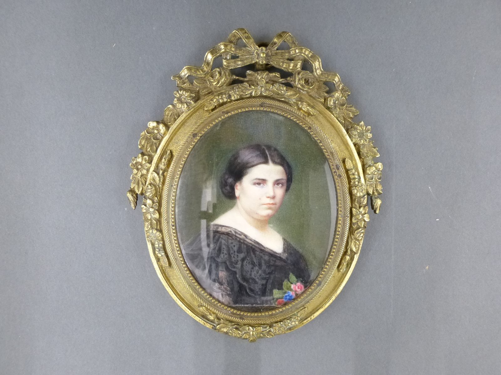 Madame Jules Houzeau ; miniature