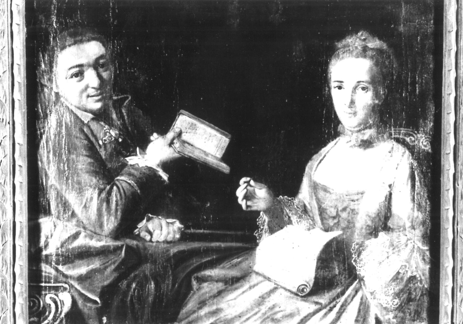 Portrait d'homme et femme anonyme