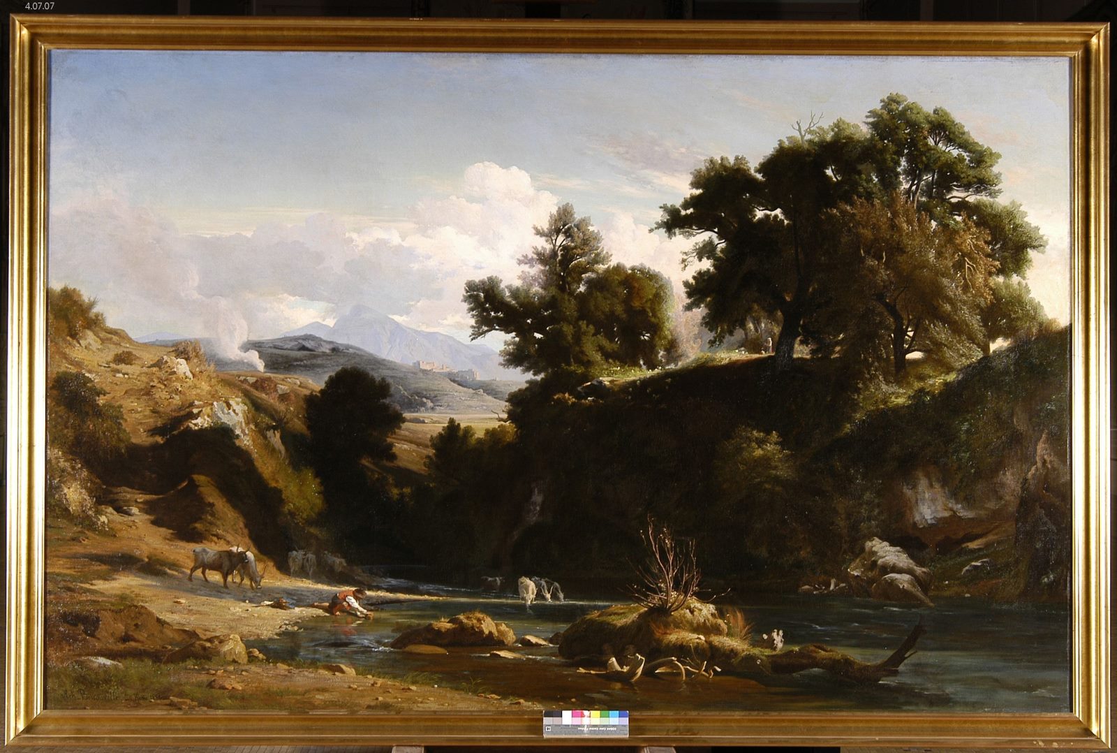 Bords de l'Anio, aux environs de Tivoli