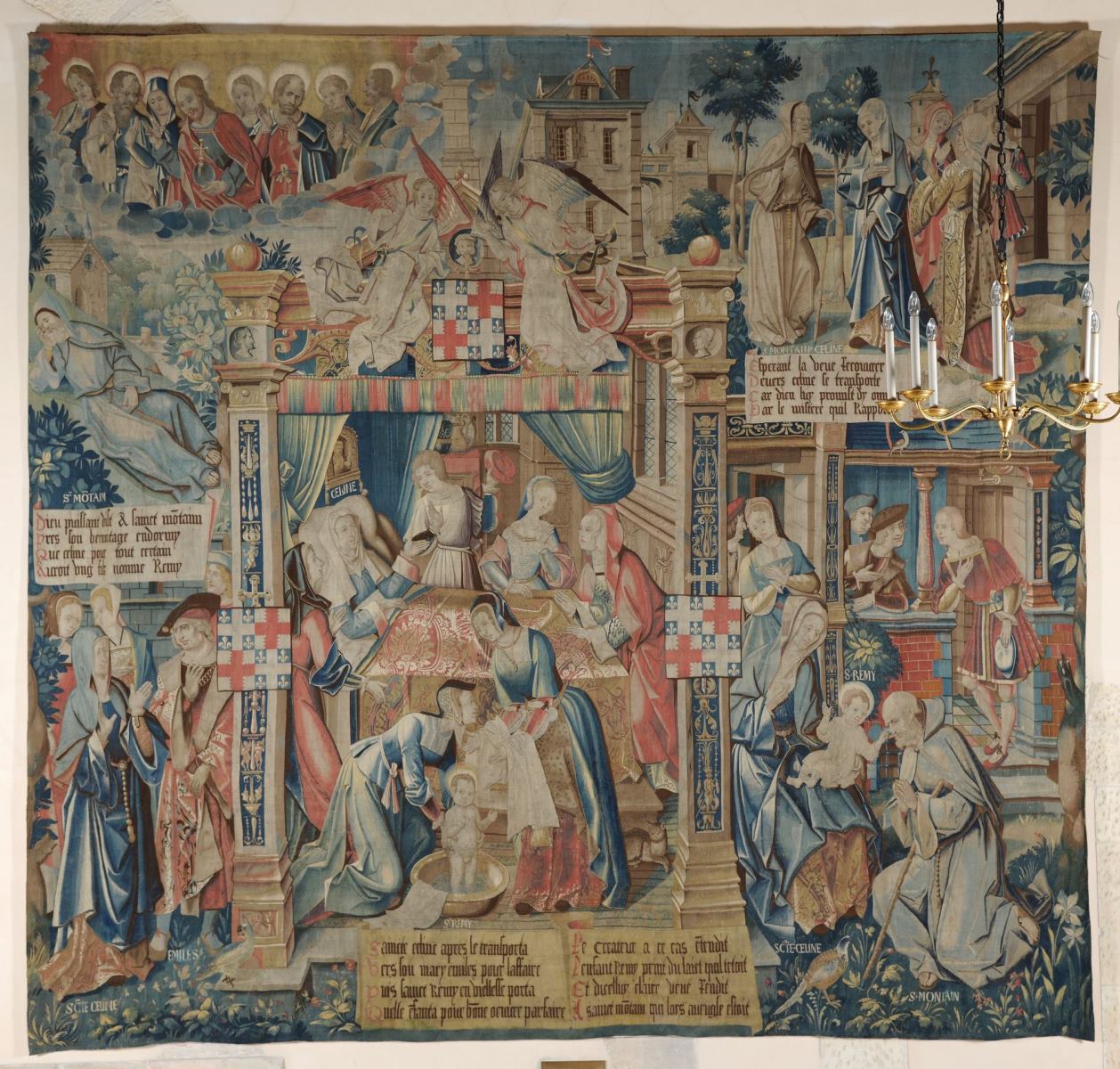 Histoire de saint Remi: La Naissance (titre inscrit à l'inventaire) ; Vie de saint Remi ; tenture