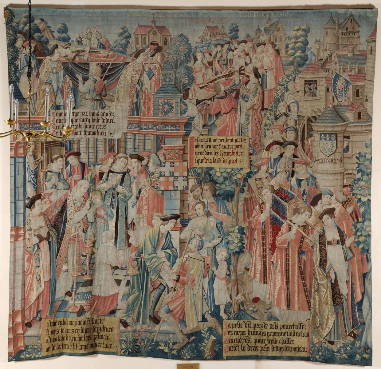 Histoire de saint Remi: Funérailles (titre inscrit à l'inventaire) ; Vie de saint Remi ; tenture