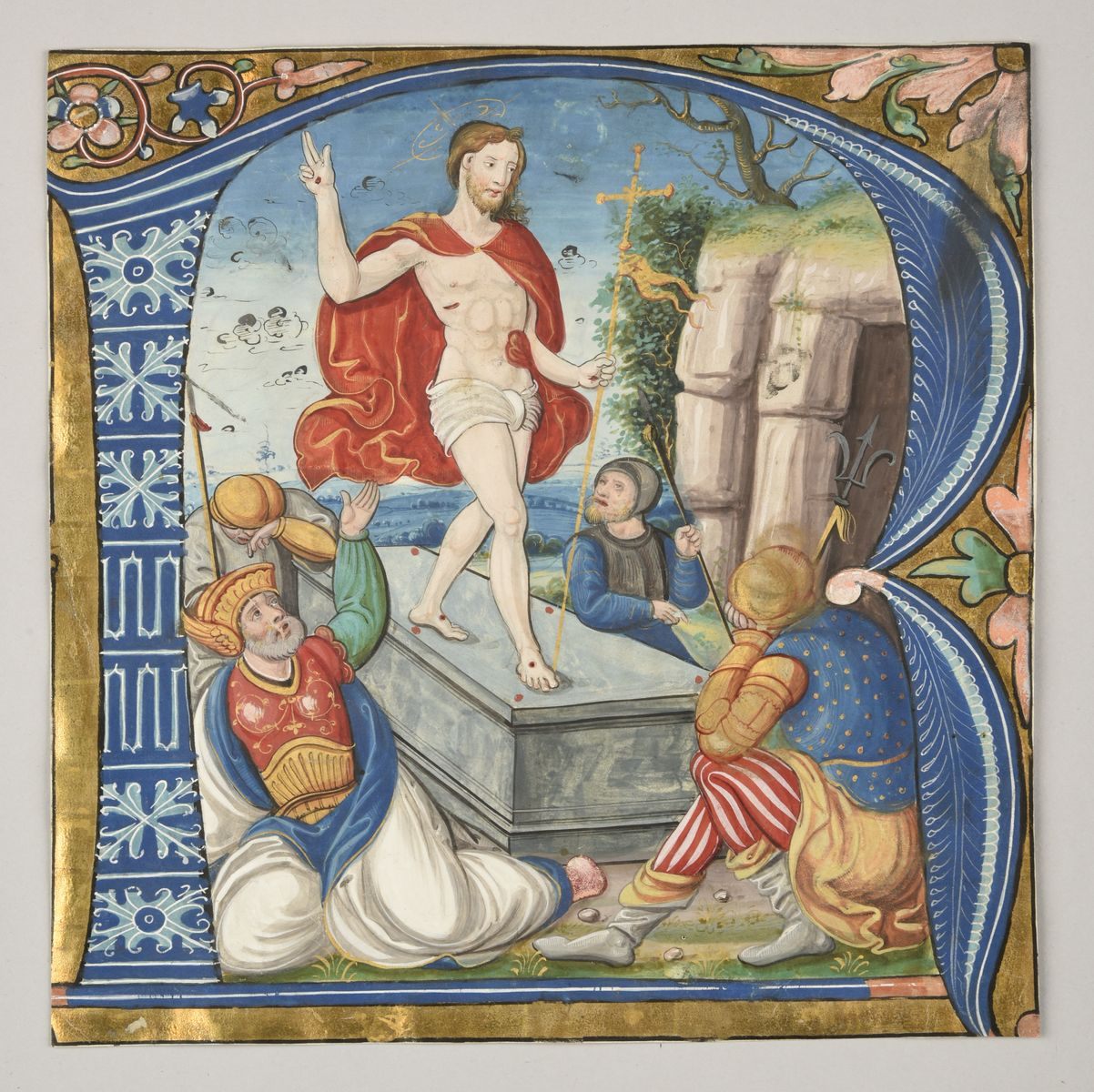 Lettre R : La Résurrection (titre publié) ; Antiphonaire