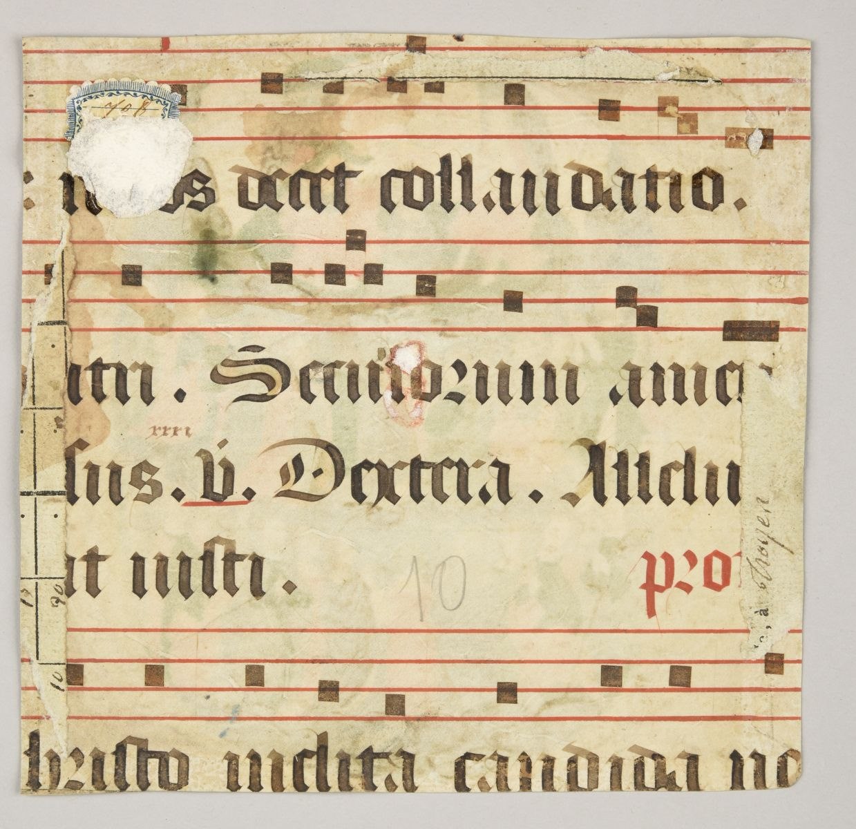 Lettre G : La Cour Céleste (titre publié) ; Antiphonaire