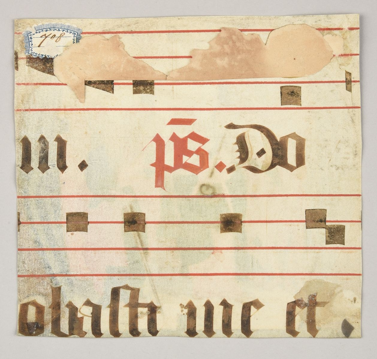 Lettre M. Le Credo ou les Apôtres (titre publié) ; Lettre M : Credo (titre inscrit à l'inventaire) ; Antiphonaire