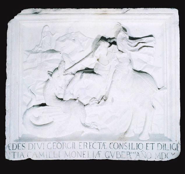 Dédicace au gouverneur Camillo Moneglia