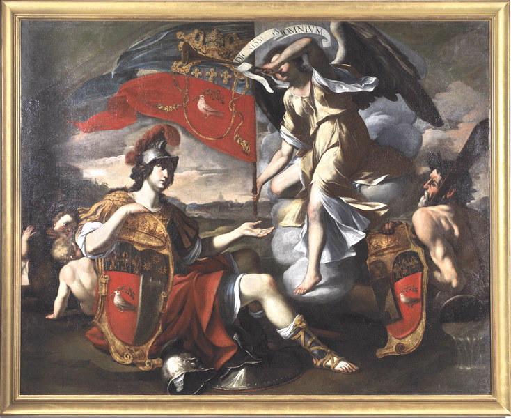 La gloire de la famille Pamphili ; Allégorie de l'élévation à la papauté d'Innocent X