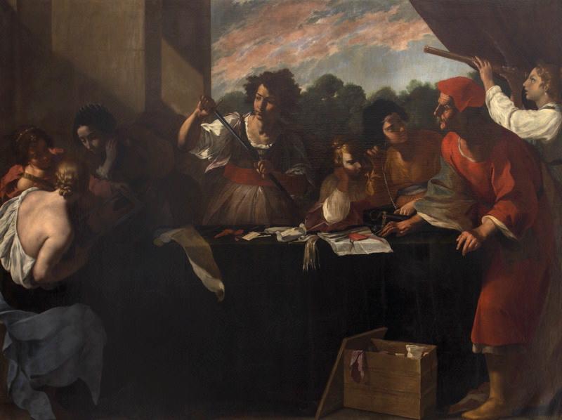 Achille à la cour de Lycomède ; Vente aux enchères à Venise (ancien titre)