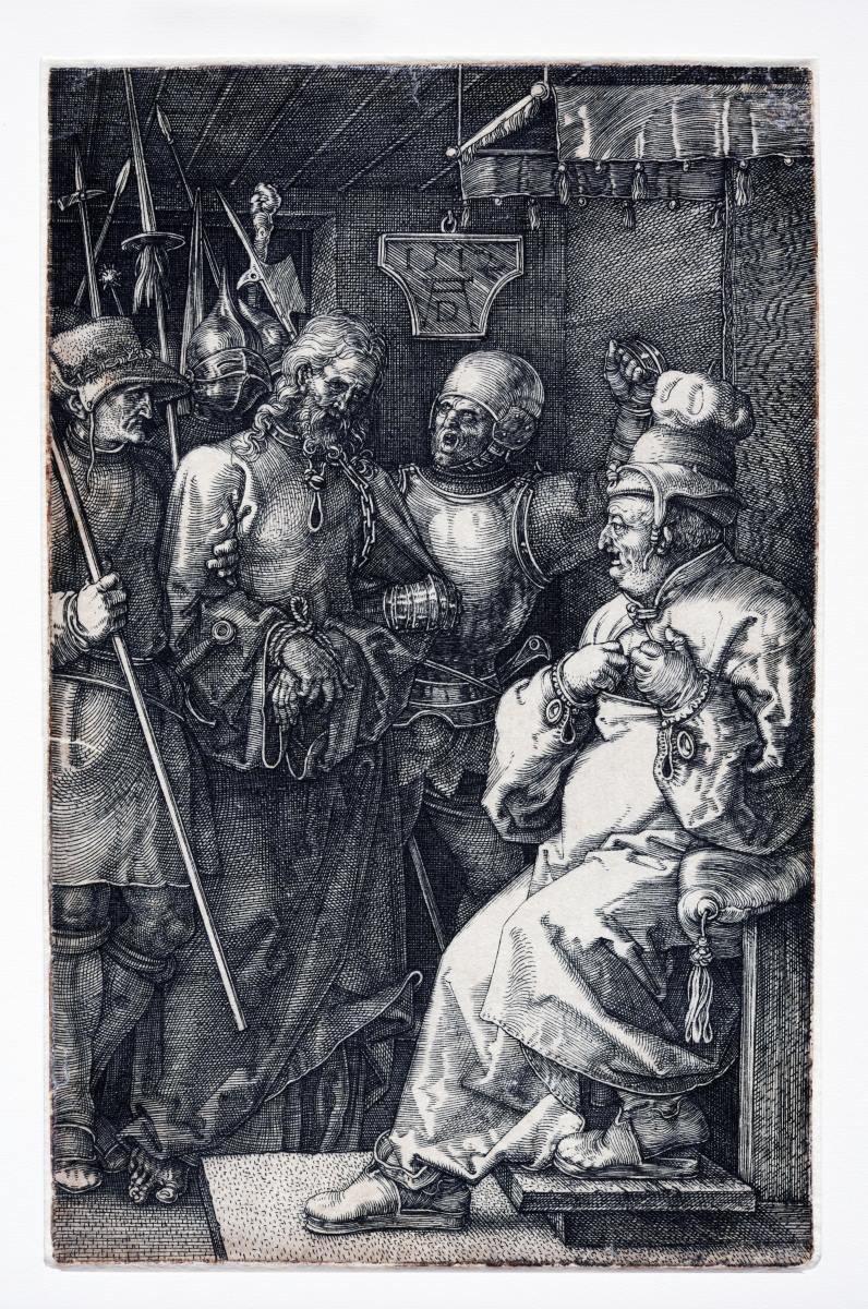 Passion sur cuivre 4 - Christ devant Caïphe