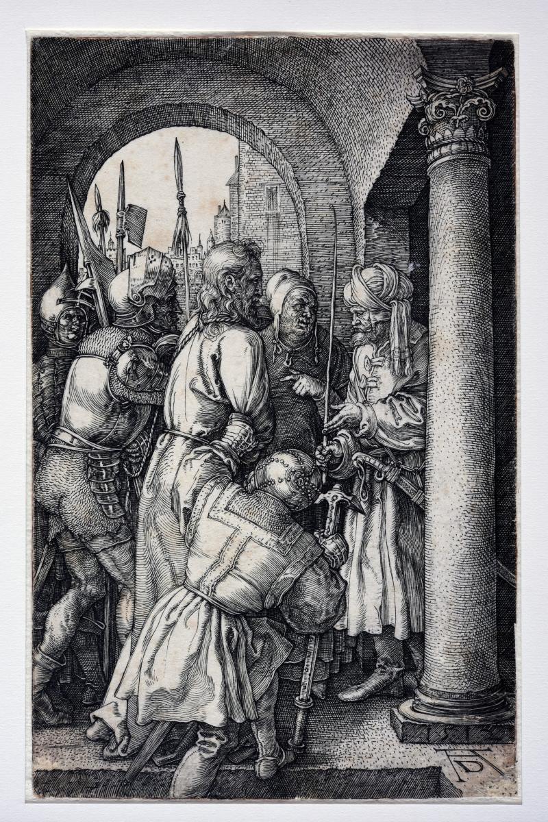 Passion sur cuivre 5 - Christ devant Pilate