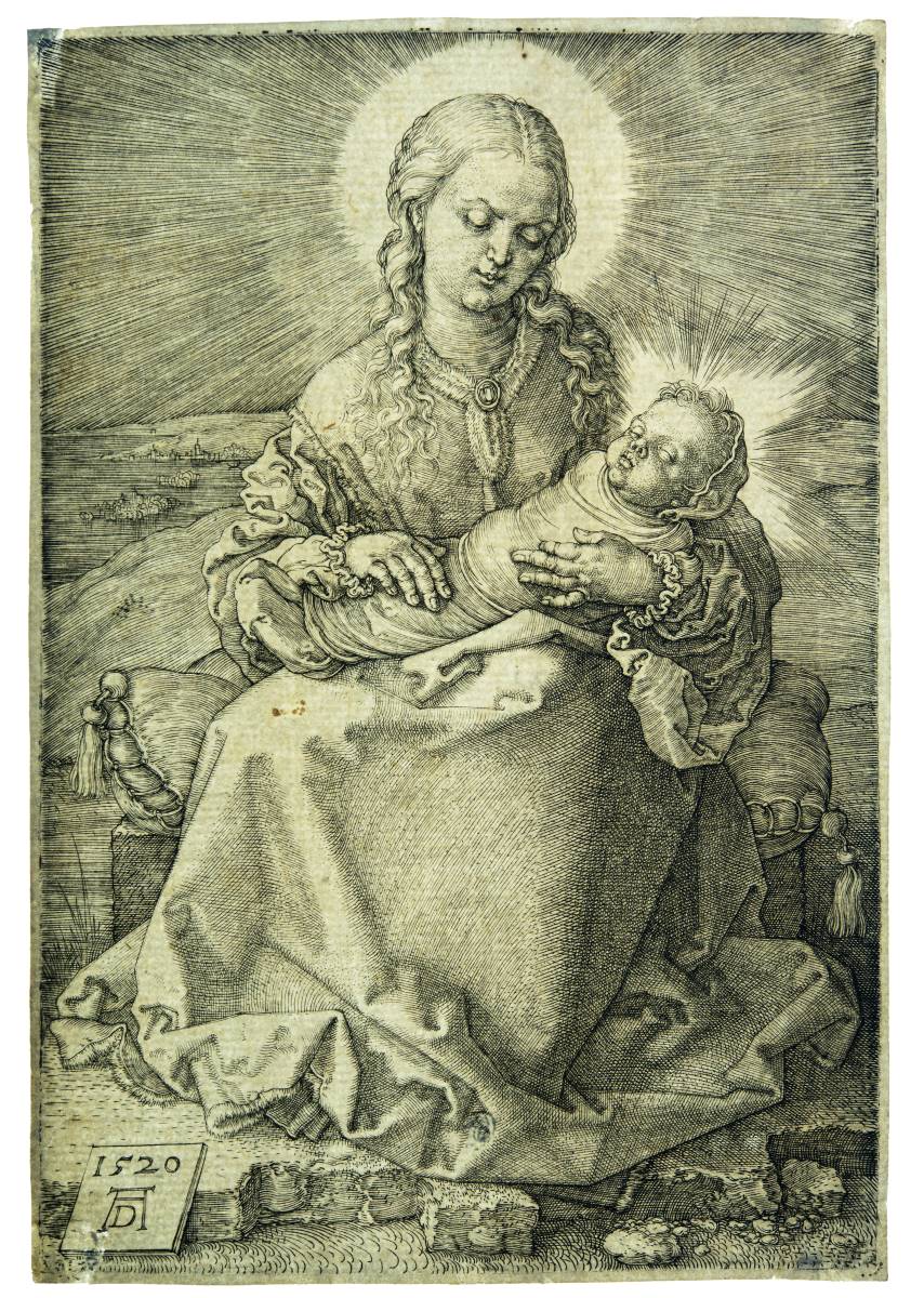 La Vierge à l'Enfant emmailloté