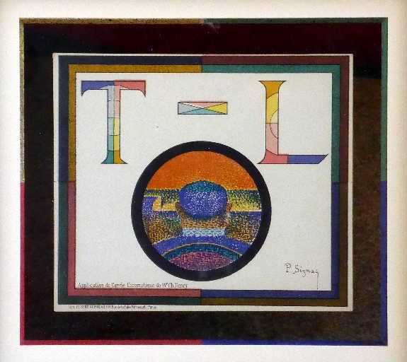 Application du cercle chromatique de M. CH. Henry