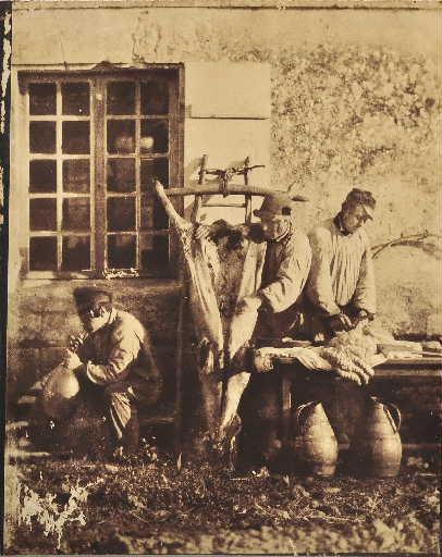 Le dépeçage du cochon à Argentelle