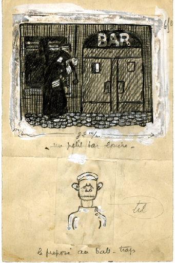 U-713 ou les gentilshommes d'infortune : Un petit bar louche. Le préposé au ball-trap