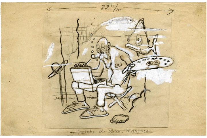 U-713 ou les gentilshommes d'infortune : Le peintre de sous-marines