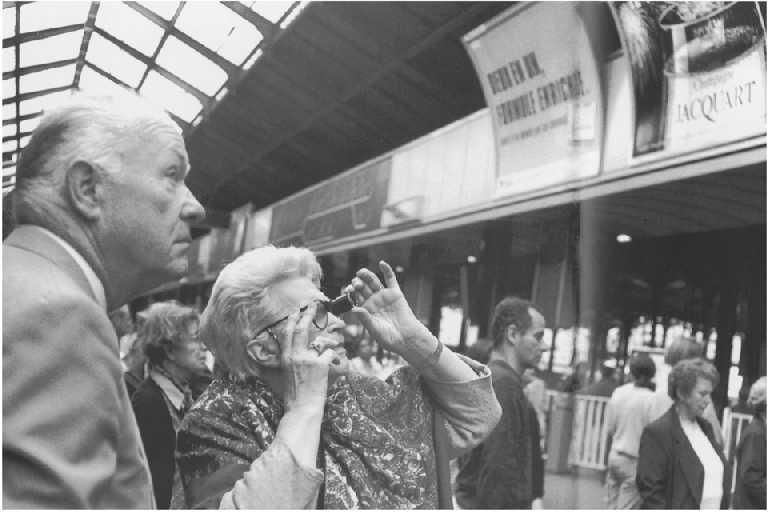 Gare St-Lazare. 1996 ; série Train quotidien