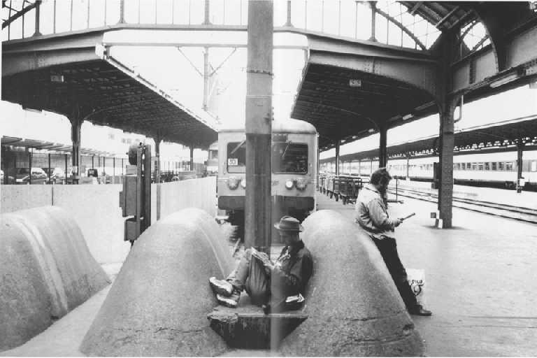 Gare de l'Est. 1993 ; série Train quotidien