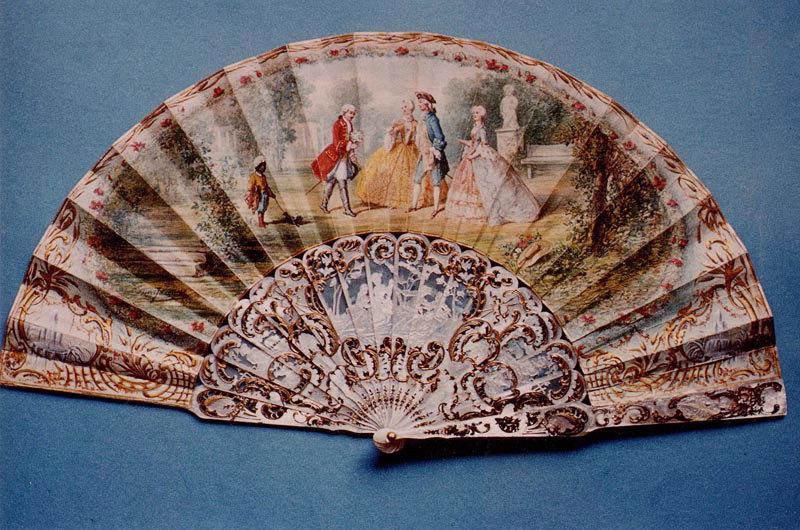 Cinq personnages dans le jardin du Pavillon de Musique de Louveciennes [titre attribué]