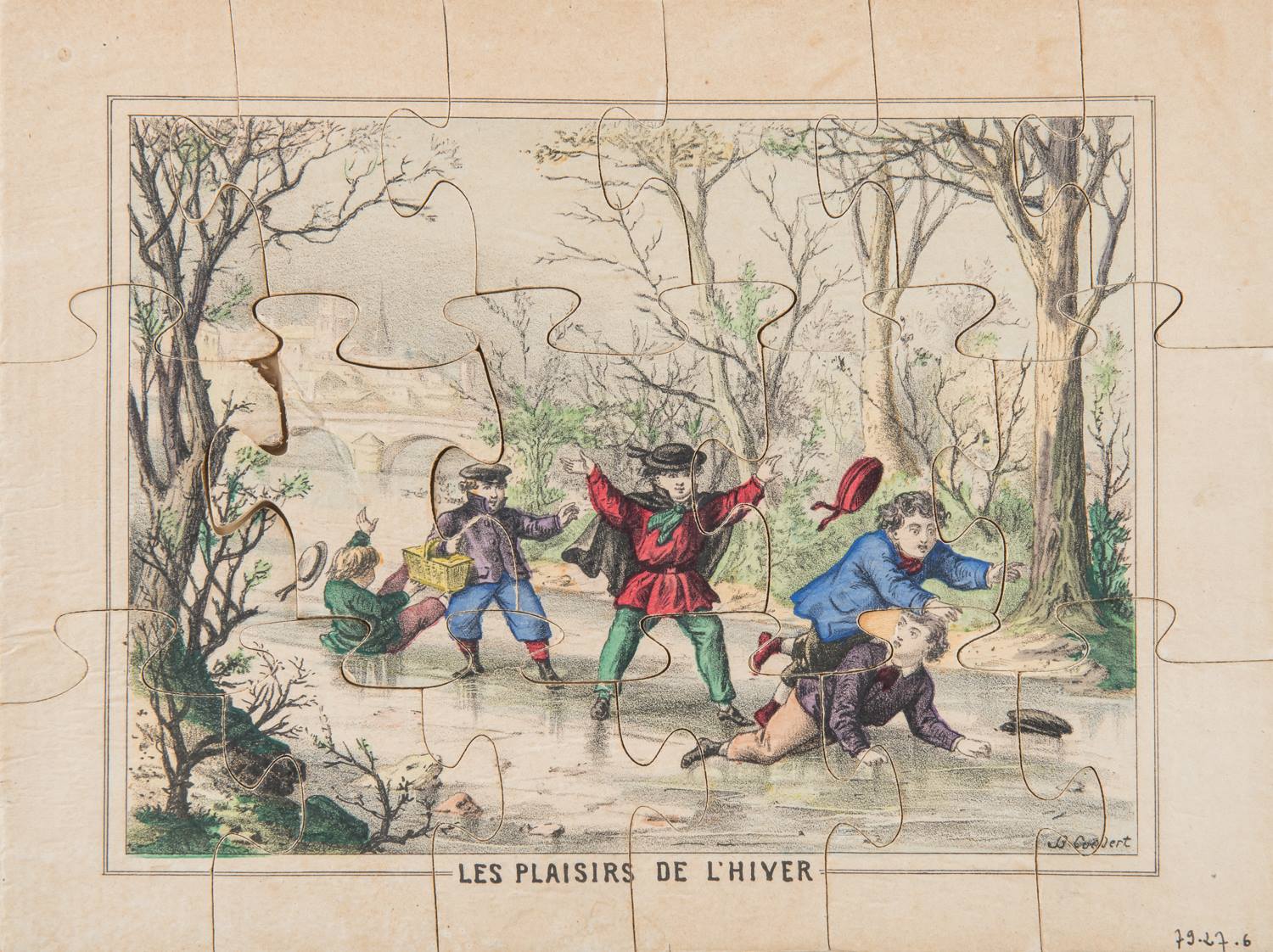 Le Collin-Maillard ; Les plaisirs de l'Hiver ; Course de Vélocipède