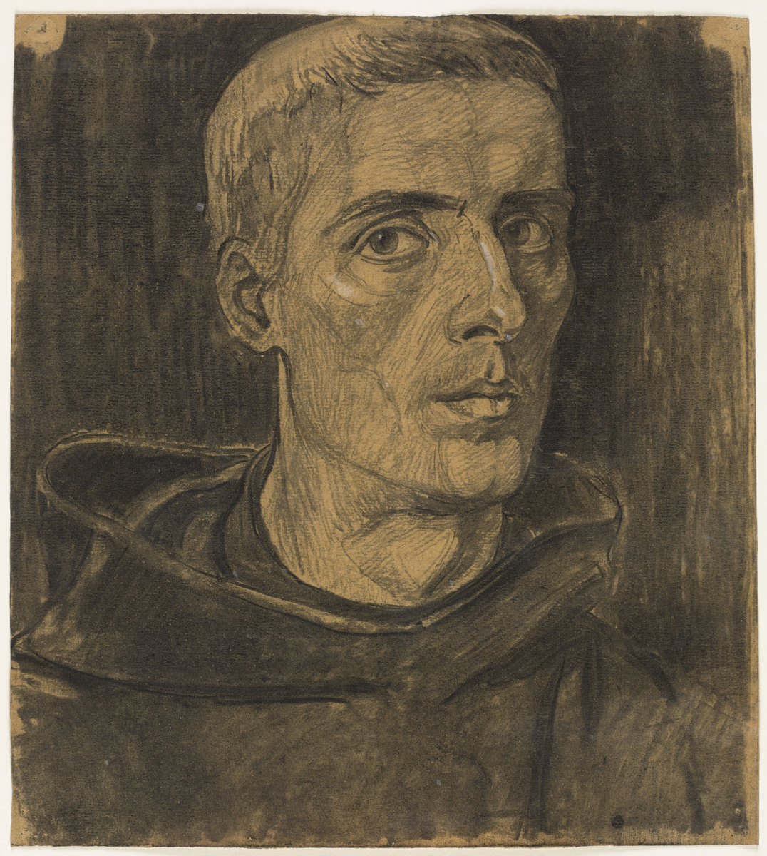 Autoportrait, visage et buste ; Autoportrait (buste) (titre du registre d'inventaire)