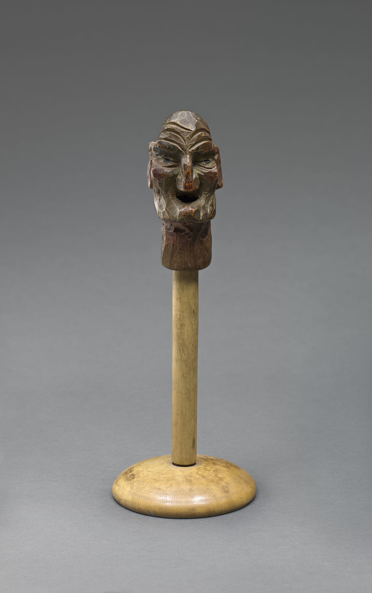 Le Marquis de Percefort, tête de marionnette ; Tête de marionnette (titre du registre d'inventaire)