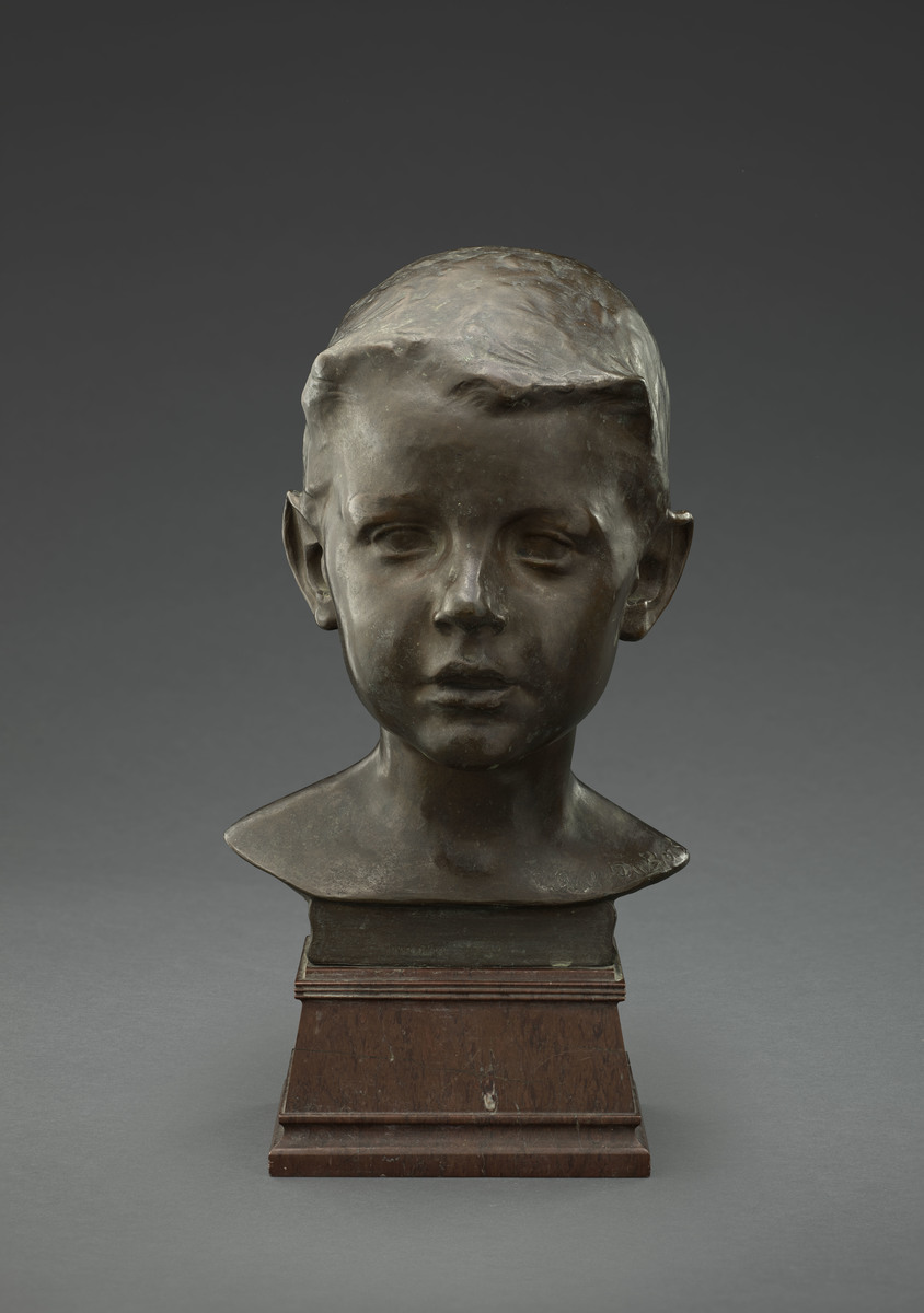 Buste de Willy, fils du sculpteur belge Paul Du Bois