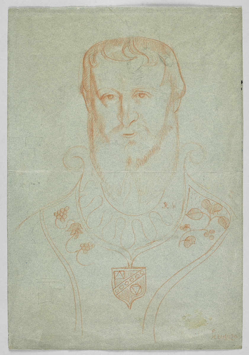 a) Portrait de Sérusier en nabi.# (recto) ; b) Etudes de personnages. (verso)