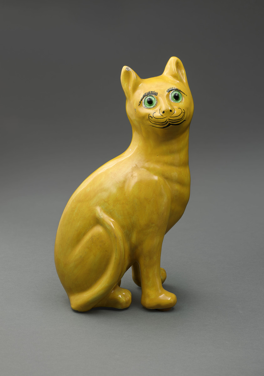 Chat jaune ; Chat jaune aux yeux verts (titre du registre d'inventaire)