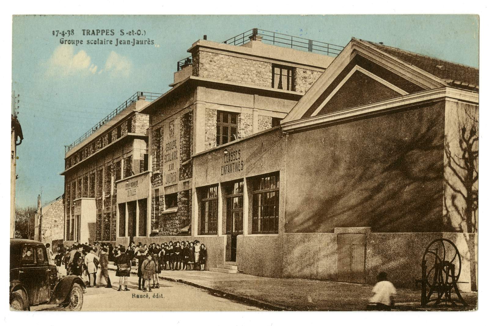 17-4-38 TRAPPES (S.-et-O.) - Groupe scolaire Jean Jaurès