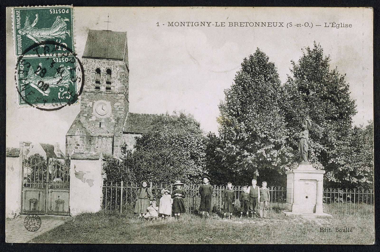 1 - MONTIGNY-LE-BRETONNEUX (S.-et-O.) - L'Église