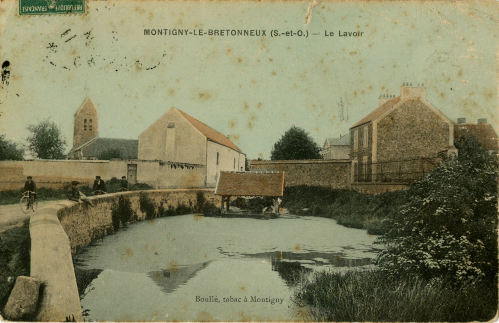 MONTIGNY-LE-BRETONNEUX (S.-et-O.) - Le lavoir
