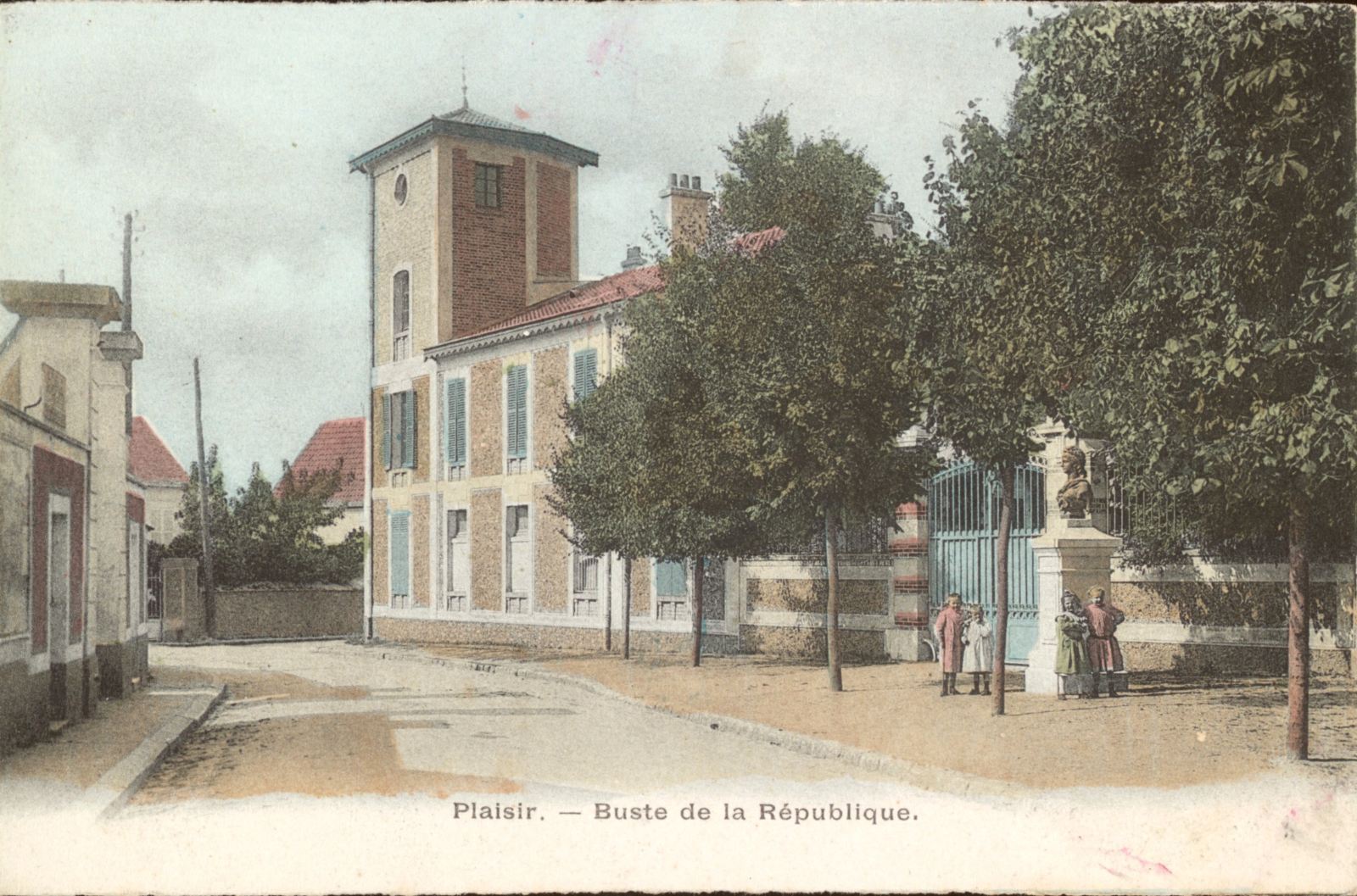 Plaisir. - Buste de la République.