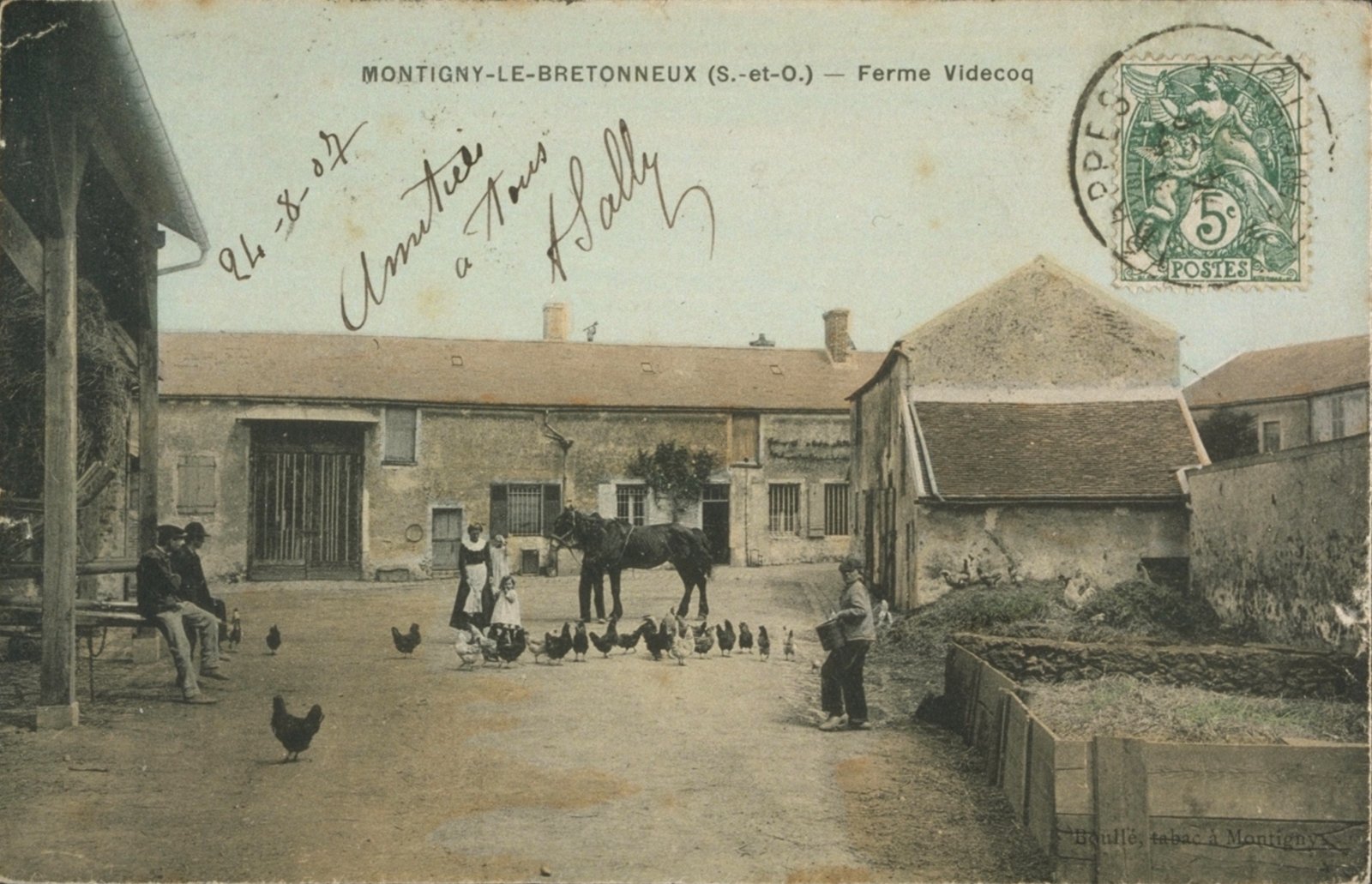 MONTIGNY-LE-BRETONNEUX (S.-et-O.) - Ferme Videcoq