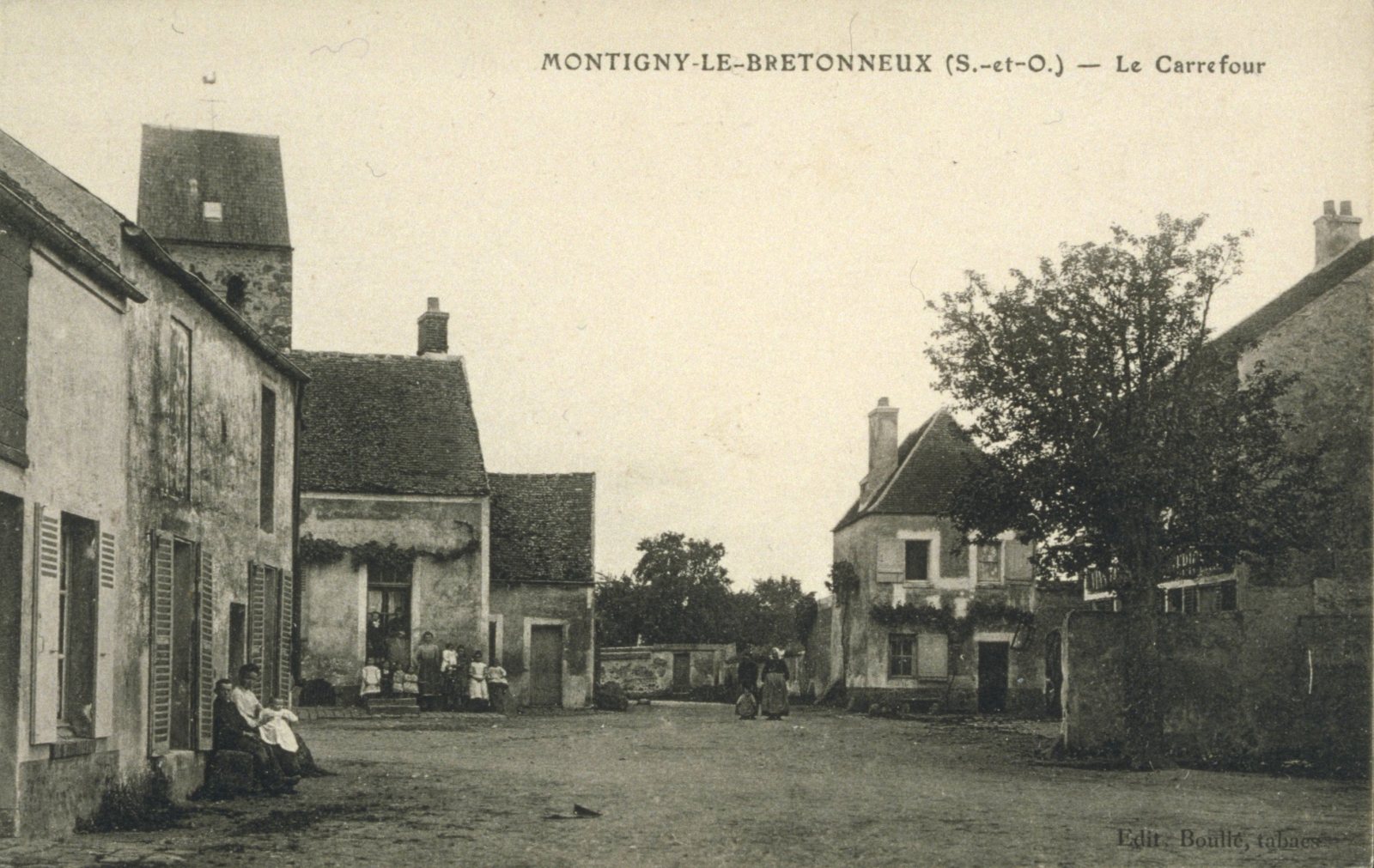 MONTIGNY-LE-BRETONNEUX (S.-et-O.) - Le Carrefour